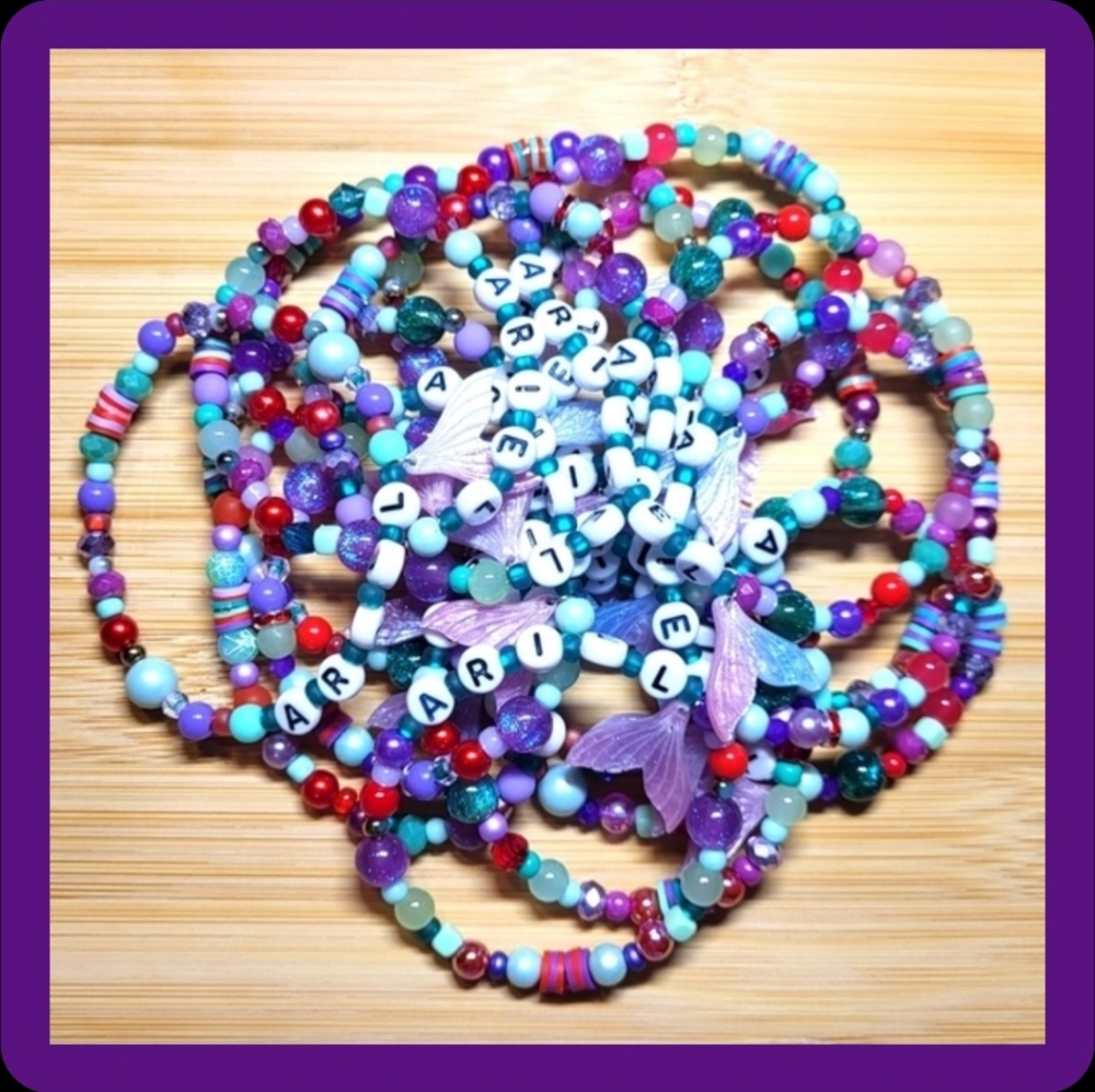 Ariel- Little Mermaid Friendship Bracelet